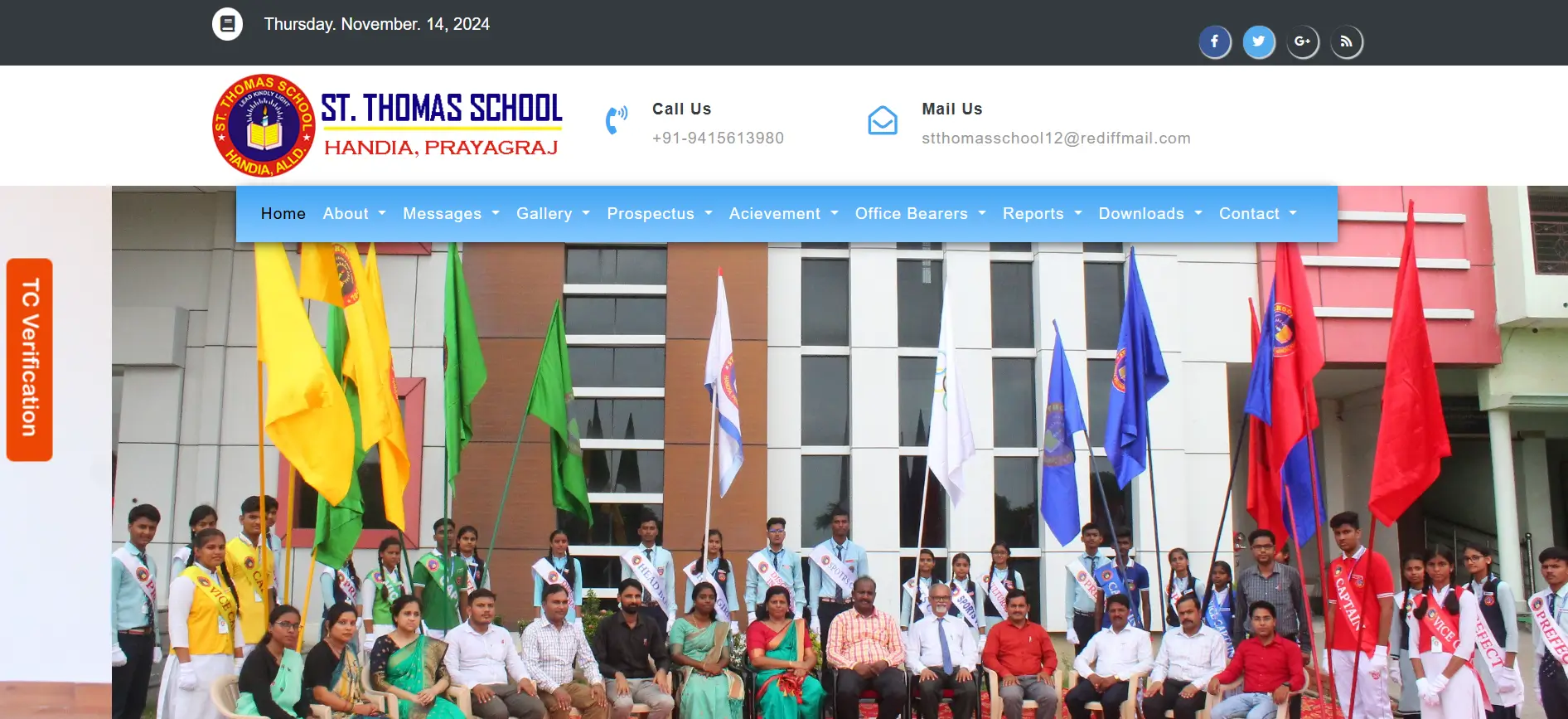 St. Thomas School website